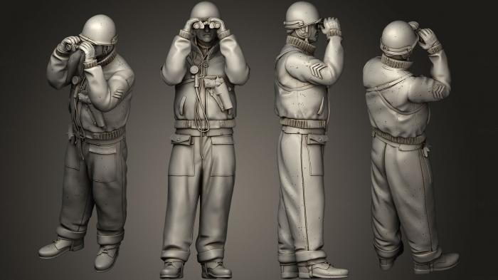 Military figurines (STKW_0227) 3D model for CNC machine